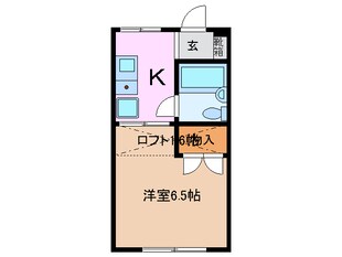 霞ケ浦駅 徒歩9分 2階の物件間取画像